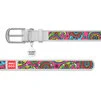Ошейник WAUDOG Design с рисунком "Пейсли", премиум кожа, металлическая пряжка (ширина 12 мм, длина 21-29 см), белый - 2