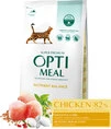 Повнораціонний сухий корм для дорослих котів Optimeal курка 1.5 кг - 2