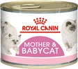 ПАК. Влажный корм для новорожденных котят Royal Canin Mother &amp;amp; Babycat Cans 6 шт по  195 г - 2
