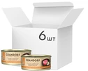 Упаковка вологого корму для котів Grandorf Філе тунця з курячою грудинкою 6 шт по 70 г - 1