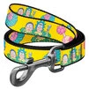 Поводок для собак нейлоновый WAUDOG Nylon, рисунок "Рик и Морти 1", L-XXL, Ш 25 мм, Дл 122 cм - 1