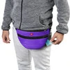 Поясна сумка - бананка WAUDOG Family зі знімним ременем, розмір 33*17*10 см, фіолетова - 4