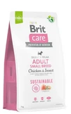 Сухой корм для собак малых пород Brit Care Dog | (курица и насекомые) 7 кг - 1