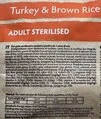 Сухий корм для стерилізованих котів та кішок Grandorf Turkey and Brown Rice Adult Sterilized з індичкою 2 кг - 4