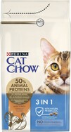 Сухой корм для взрослых кошек Purina Cat Chow Feline 3-in-1 с формулой тройного действия, с индейкой 1.5 кг - 2