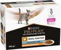 Упаковка вологого дієтичного корму для дорослих котів Purina Pro Plan Veterinary Diets NF Renal Function Advanced Care при патології нирок з куркою 10 x 85 г - 3