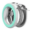 Поводок-рулетка для собак WAUDOG R-leash, кругла, XS-M, до 40 кг, 2,9 м, світловідбиваюча стрічка, салатовий - 4