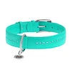 Нашийник для собак шкіряний WAUDOG Glamour з QR паспортом, подвійний зі стразами, Ш 35 мм, Дл 46-60 см, ментоловий - 2