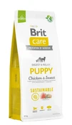 Сухий корм з куркою та комахами для цуценят Brit Care Dog Sustainable Puppy 12 кг (8595602558629) - 1
