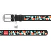 Нашийник WAUDOG Design з малюнком "Печворк 2", преміум шкіра, металевий пряжка (ширина 15 мм, довжина 27-36 см), чорний - 2