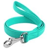 Повідок для собак шкіряний WAUDOG Glamour, Ш 18 мм, Дл 122 см, ментоловий - 1
