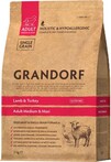 Сухой корм Grandorf Sensitive Care Holistic Lamb &amp;amp; Turkey Brown Rice Adult Medium and Maxi Breed для собак средних и крупных пород с 1 года ягненок, индейка с бурым рисом 3 кг - 1