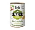Вологий корм Brit Fresh для собак з качкою та пшоном 400 г - 1
