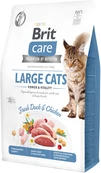 Сухий корм для котів великих порід Brit Care Cat GF Large cats Power &amp; Vitality з качкою та куркою 2 кг - 1