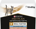Упаковка влажного корма для кошек Purina Pro Plan Veterinary Diets NF Renal Function Advanced Care патологии почек 10 x 85 г - 1