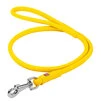 Поводок для собак кожаный WAUDOG Glamour, круглый, Д 10 мм, Дл 122 см, желтый - 1
