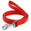 Повідок для собак шкіряний WAUDOG Glamour, Ш 18 мм, Дл 122 см, червоний - 1