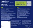 Жувальні таблетки від бліх, кліщів та гельмінтів для собак Boehringer Ingelheim NexGard Spectra (НексГард Спектра) вагою 7.5-15кг (M) 1 таблетка - 2