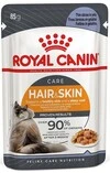 ПАК.Вологий корм для дорослих кішок Royal Canin HAIR&amp;SKIN IN JELLY (Желе) підтримка здоров'я шкіри та вовни 12шт по 85 г - 2