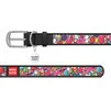 Нашийник WAUDOG Design з малюнком "Фантазія", преміум шкіра, металевий пряжка (ширина 15 мм, довжина 27-36 см), чорний - 2