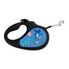 Поводок-рулетка для собак WAUDOG R-leash, рисунок "Рик и Морти 3", светоотражающая лента, M, до 25 кг, 5 м, черный - 1