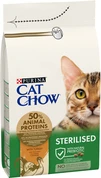 Сухой корм для взрослых стерилизованных кошек Purina Cat Chow Sterilised с индейкой 1.5 кг - 3