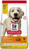 Сухой корм для склонных к лишнему весу взрослых собак больших пород Hill&rsquo;s Science Plan Adult Light Large Breed с курицей 14 кг - 1