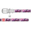 Нашийник WAUDOG Design з малюнком "Рожевий камо", преміум шкіра, металевий пряжка (ширина 12 мм, довжина 21-29 см), білий - 2