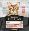 Сухой корм для взрослых кошек Purina Pro Plan Adult 1+ Derma Care для поддержания здоровья кожи и красоты шерсти с лососем 400 г - 1