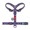 Шлея для собак анатомическая H-образная WAUDOG Nylon А QR паспортом, рисунок "Рик и Морти 2", пластиковый фастекс, S, Ш 15 мм, А 30-40 см, B 30-50 см - 2