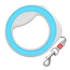 Поводок-рулетка для собак WAUDOG R-leash, круглая, XS-M, до 40 кг, 2,9 м, светоотражающая лента, голубой - 1