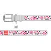 Нашийник WAUDOG Design з малюнком "Ніжність", преміум шкіра, металевий пряжка (ширина 12 мм, довжина 21-29 см), білий - 2