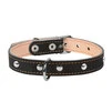 Нашийник "CoLLaR" подвійний з прикрасами (ширина 14мм, довжина 27-35см), чорний - 3