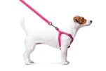 Поводок для собак водостійкий WAUDOG Waterproof з QR-паспортом, металевий фастекс, Ш 15 мм, Дл 40-55 см, рожевий - 4
