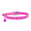 Ошейник "WAUDOG GLAMOUR" с резинкой, клей.стразами для кошек (ширина 9мм, длина 22-30см), розовый - 3