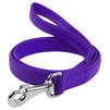 Поводок для собак кожаный WAUDOG Glamour, Ш 25 мм, Дл 122 см, фиолетовый - 1