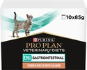 Упаковка вологого дієтичного корму для кошенят та дорослих котів Pro Plan Veterinary Diets EN Gastrointestinal для зменшення розладів кишкової абсорбції та годування в період відновлення, з лососем 10x85 г - 1