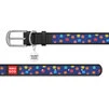 Нашийник WAUDOG Design з малюнком "Пікселі", преміум шкіра, металевий пряжка (ширина 25 мм, довжина 38-49 см), чорний - 2