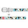 Нашийник WAUDOG Design з малюнком "Абстракція", преміум шкіра, металевий пряжка (ширина 20 мм, довжина 30-39 см), білий - 2