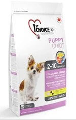 Сухой суперпремиум корм для щенков мини и малых пород 1st Choice Puppy Toy&amp;Small Lamb&amp;Fish ягненок, рыба 2.72 кг