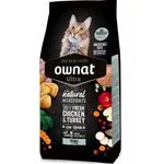 Сухой корм для кошек Ownat Ultra Cat с курицей и индейкой 8 кг
