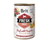 Влажный корм Brit Fresh для собак с говядиной и тыквой 400 г