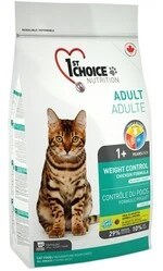 Сухой суперпремиум корм для кошек склонных к полноте 1st Choice Weight Control Adult 5.44 кг