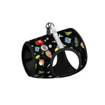 М'яка шлея для собак WAUDOG Clothes з QR-паспортом, малюнок "Рік і Морті 2", ХS4 B 36-39 см, C 26-28 см