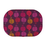 Ліжко для собак WAUDOG Relax, малюнок "Гранат", зі змінним чохлом, М, Ш 80см, Дл 55 см