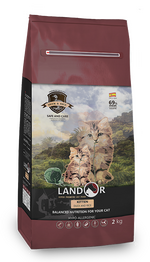 Сухий корм Landor (Ландор) для кошенят з качкою та рисом 2кг