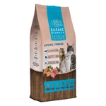 Полнорационный сухой корм для стерильных кошек Home Food с курицей и рыбкой 10 кг