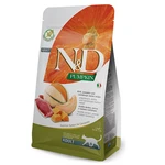 Фармина сухой корм для кошек N&amp;D GRAIN FREE PUMPKIN DUCK &amp; CANTALOUPE ADULT с уткой и тыквой, 1,5 кг