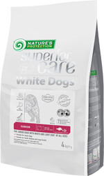 Сухой корм Nature's Protection с белой рыбой для растущих собак всех размеров с белой шерстью 4 кг