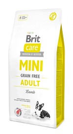 Сухой корм для взрослых собак миниатюрных пород Brit Care Mini Grain Free Adult с ягненком 7 кг
